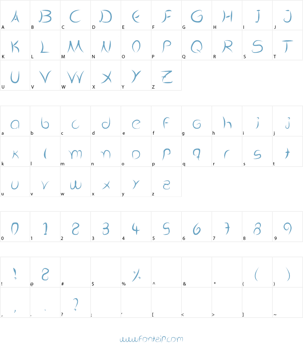 Dolgan - LJ-Design Studios Font Character